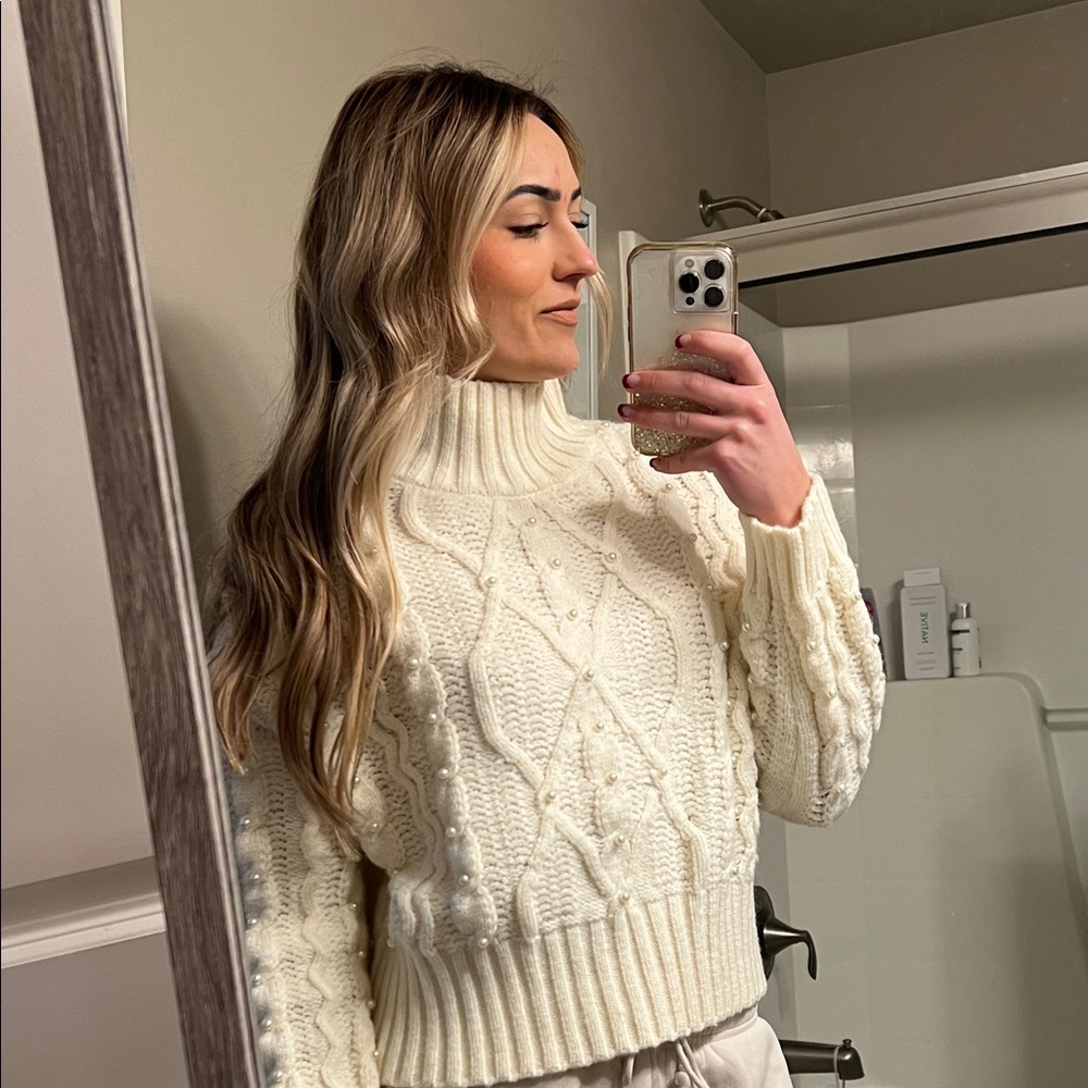 Cream & Pearl sweater